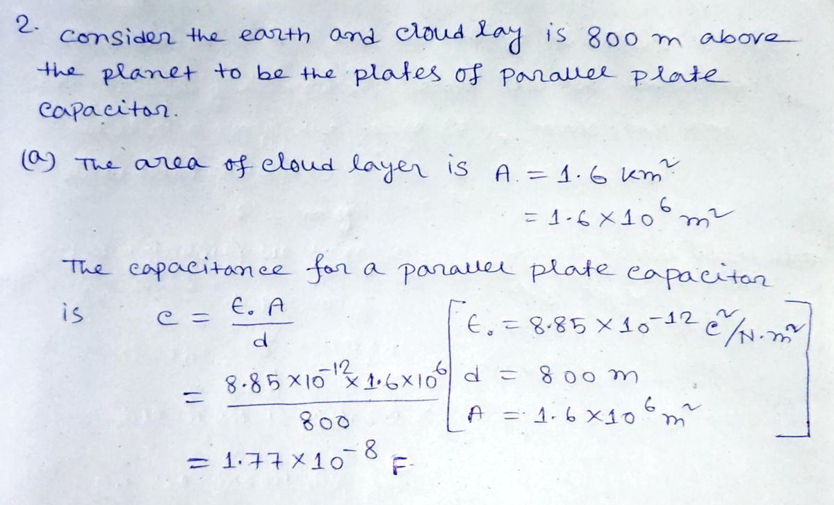 Physics homework question answer, step 1, image 1